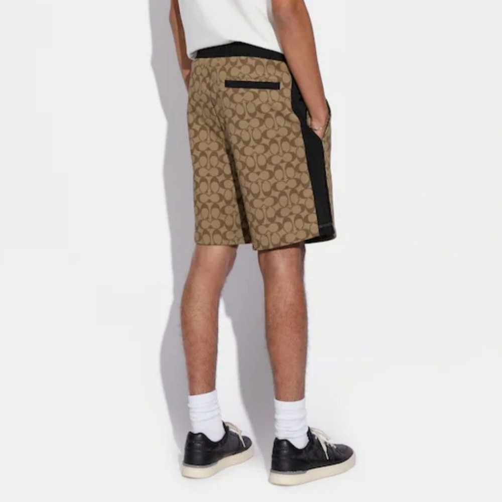 Coach Brown Patterned Shorts - Picture 6 of 6